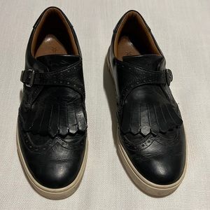 Navy Frye leather shoes